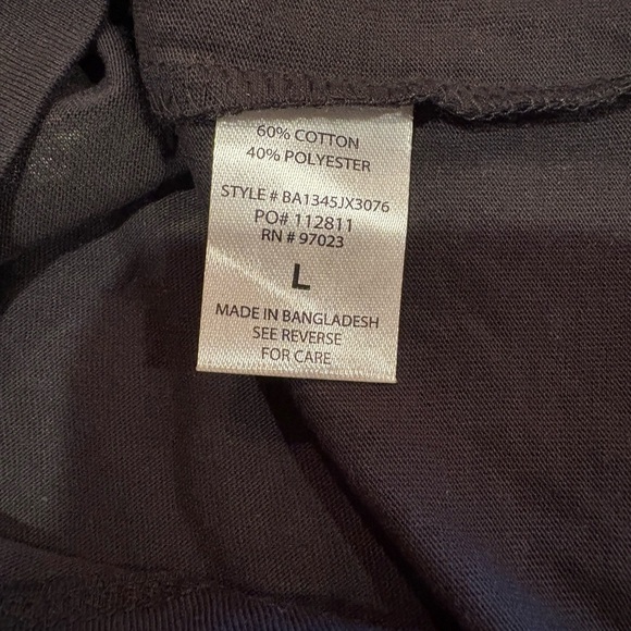 Rebellious One Black Graphic Long Sleeve Shirt NWT - Picture 6 of 11